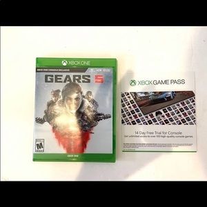 Gears 5 for xbox one with gamepass trial